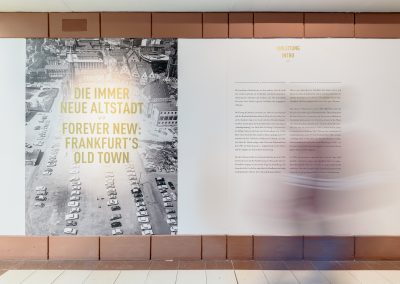 Eindrücke der Ausstellung Die immer Neue Altstadt \ Foto: Moritz Bernoully