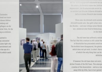 Eindrücke der Ausstellung Die immer Neue Altstadt \ Foto: Moritz Bernoully