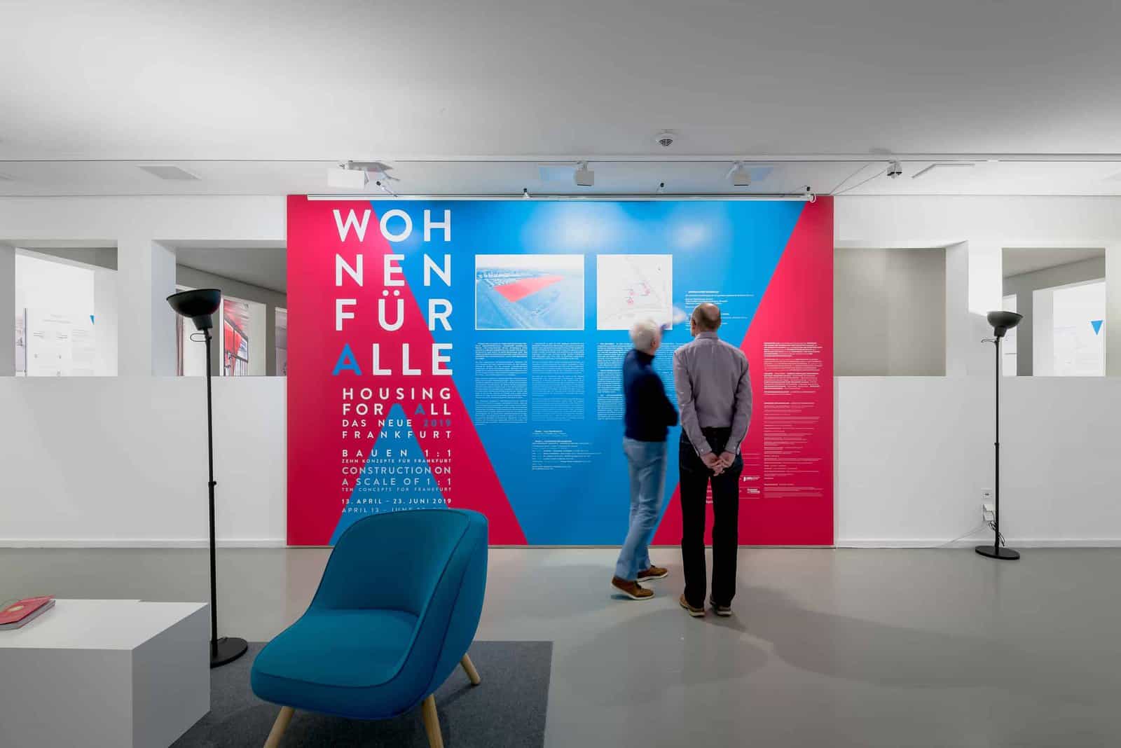Eindrücke der Ausstellung Wohnen für alle \ Foto: Moritz Bernoully