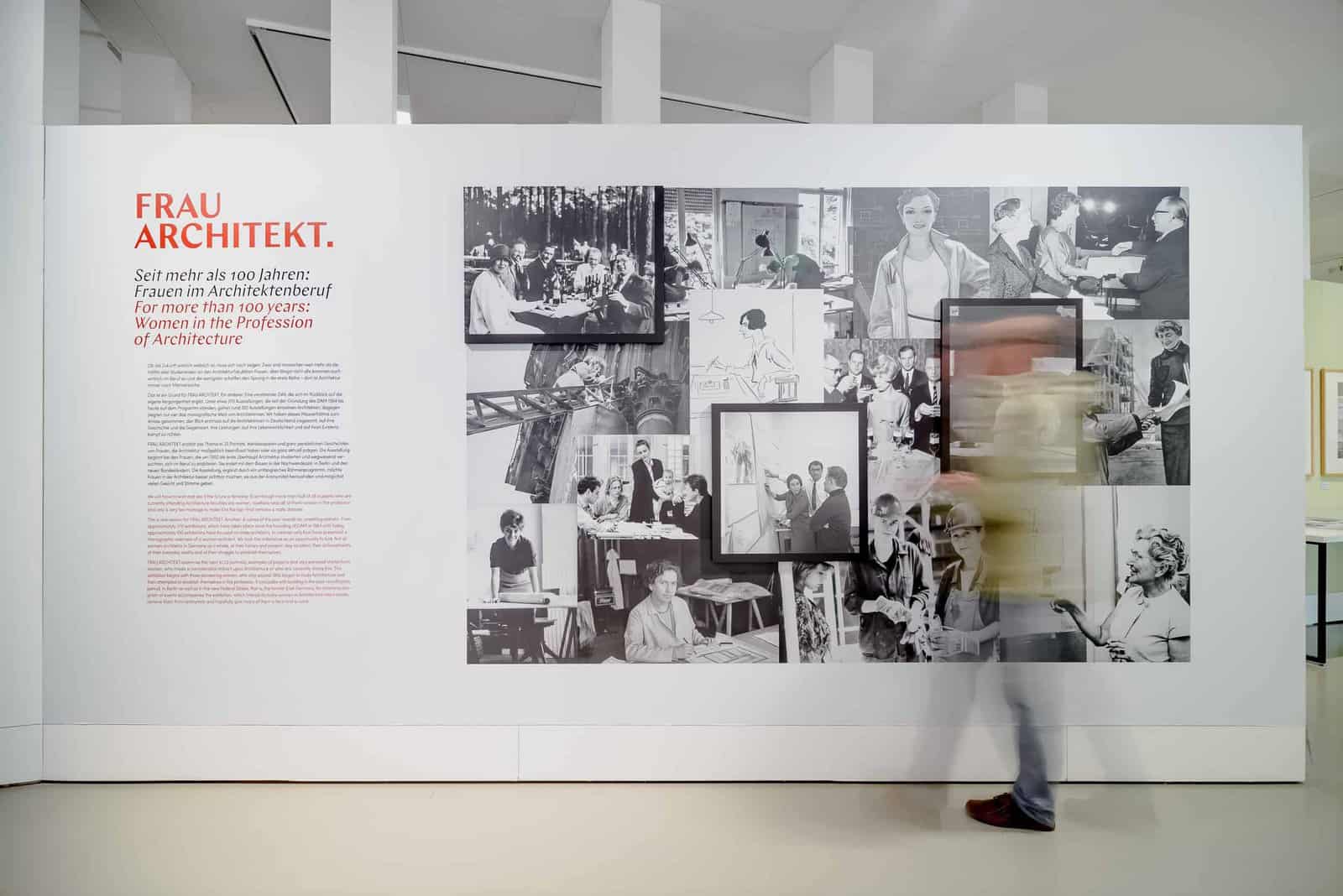 Eindrücke der Ausstellung FRAU ARCHITEKT \ Foto: Moritz Bernoully