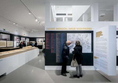 Eindrücke der Ausstellung NEUER MENSCH, NEUE WOHNUNG \ Foto: Moritz Bernoully