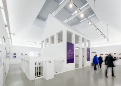 Eindrücke der Ausstellung European Architectural Photography Prize architekturbild 2019, Foto: Moritz Bernoully