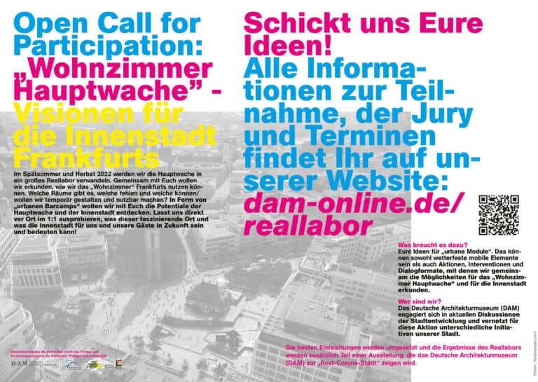 OPEN CALL FOR PARTICIPATION: „WOHNZIMMER HAUPTWACHE 2022“