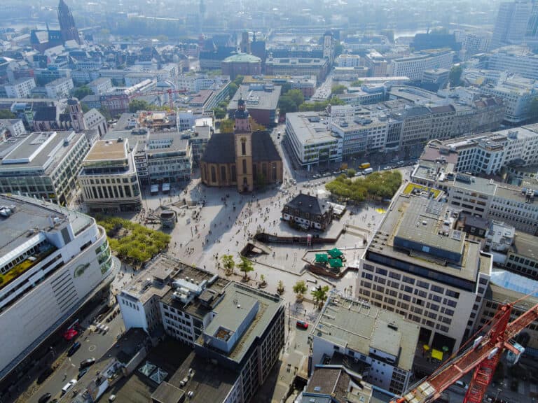 Urbanes Reallabor  „Wohnzimmer Hauptwache 2022“