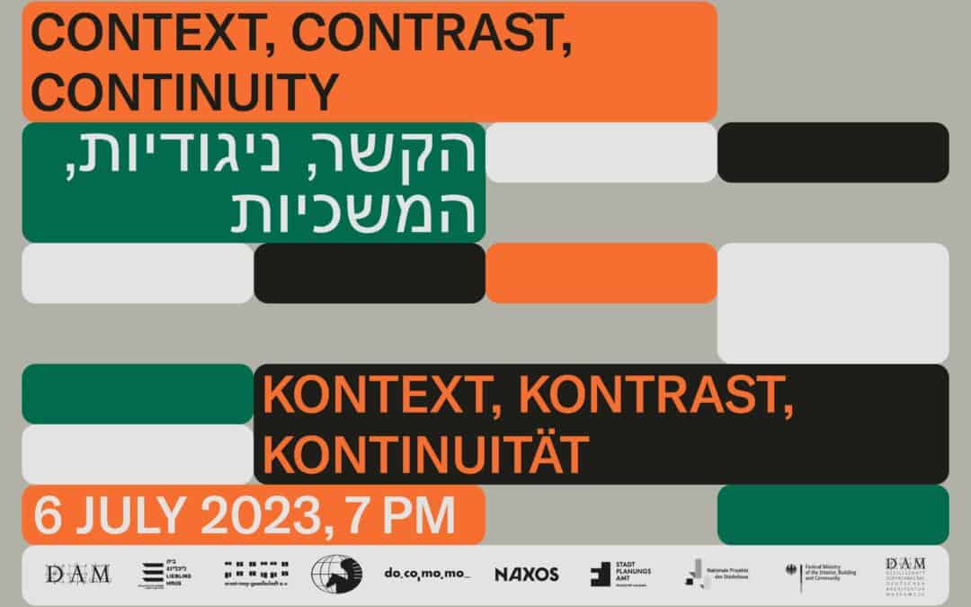 Kontext, Kontrast, Kontinuität: Housing & Resiliency