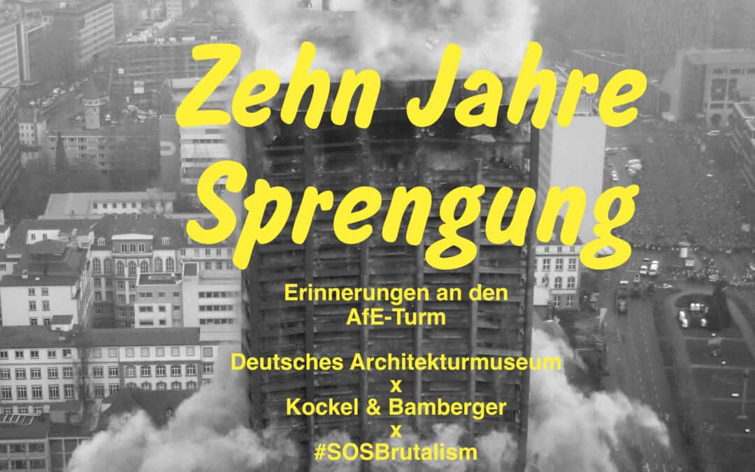 10 Jahre Sprengung. Erinnerungen an den AfE-Turm